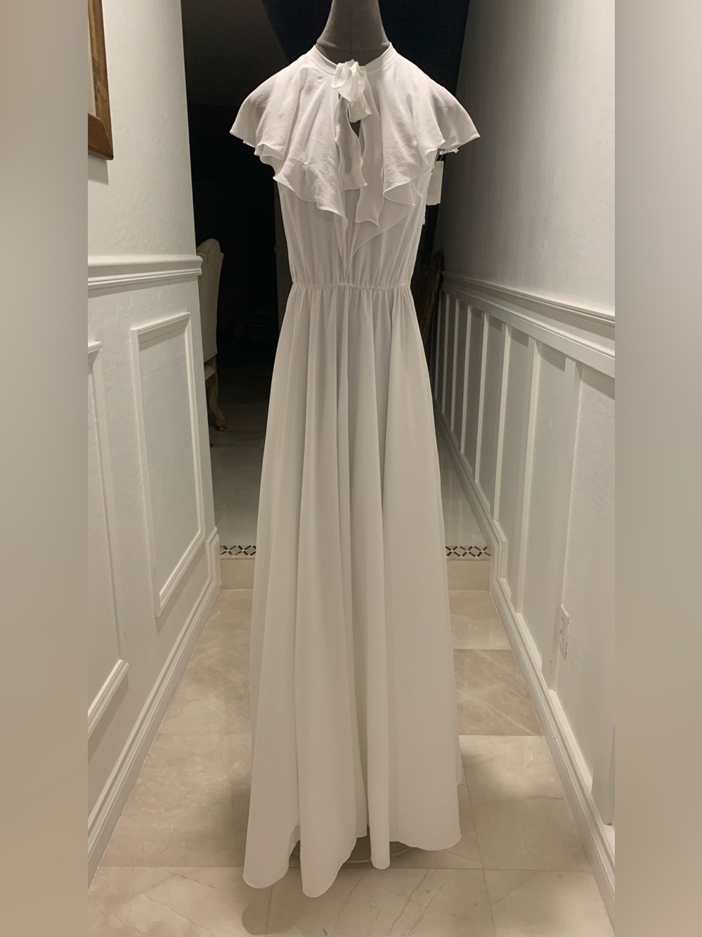 Giambattista Valli Flutter Overlay Cotton DressSize 38